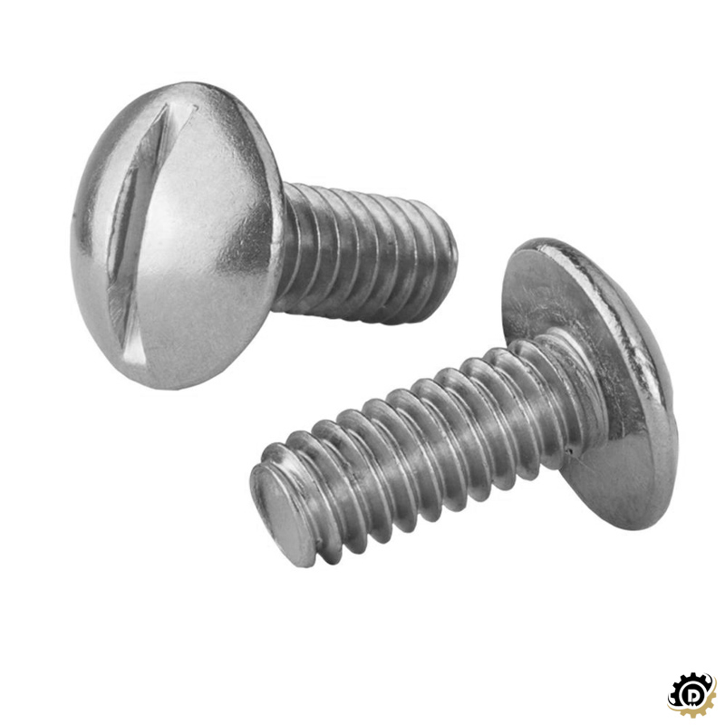 Mushroom Head Slotted Screw