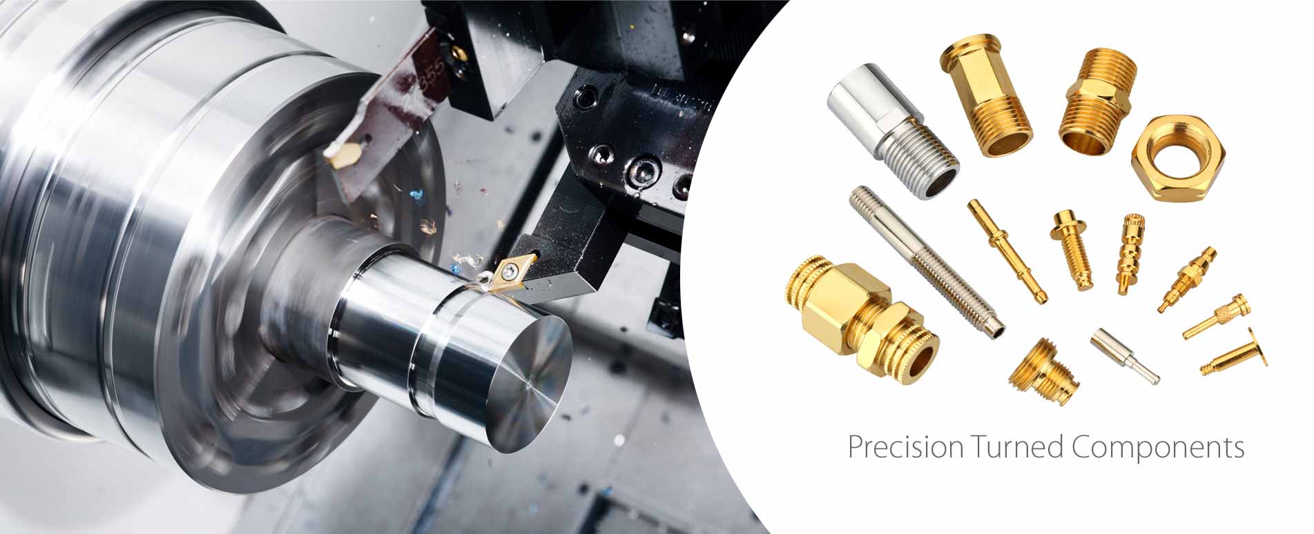 Brass Precision turned components and fasteners